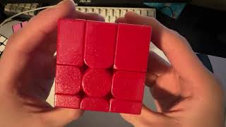 Unboxing Red Gan Mirror Diansheng UV 4x4 Qiyi Tiled 3x3 and Stickers [upl. by Nallij]