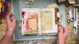 Filling amp decorating a blank junk journal 2 [upl. by Joshia311]