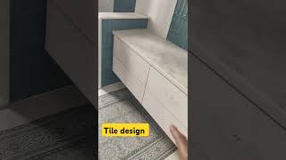 Tile design tiles home interiordesign interior tatujitendra buildingconstruction shorts [upl. by Matty]