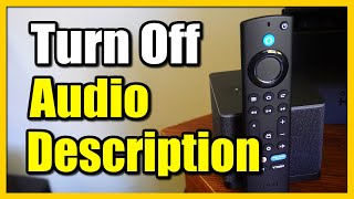 How to Turn Off Audio Description on FIRE TV Cube Talking Narrator Voice [upl. by Rizas723]