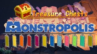 【KH3】宝箱リスト：モンストロポリス  Treasure Chests in MONSTROPOLIS【KINGDOM HEARTS III】 [upl. by Inez712]