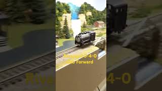 Testing My Rivarossi 040 Cab Forward modelrailroad modeltrainlayout locomotive [upl. by Fredkin]