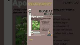 MONDAYMEDS Apocynum [upl. by Boys354]