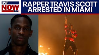 Travis Scott arrested in Miami after intoxicated boat altercation  LiveNOW from FOX [upl. by Dnalyag232]