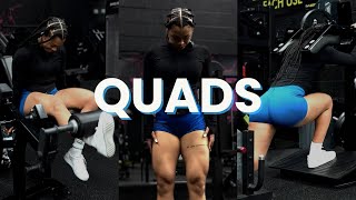 quads workout ☆ micd gym vlog [upl. by Bergren]