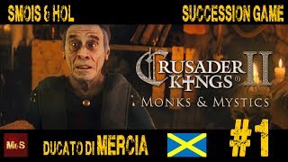 Mercia  Succession Game  Crusader Kings II Gameplay ITA 1 [upl. by Cullin]