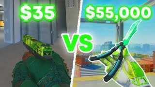 35 vs 55000 Green Loadout on CS2 [upl. by Sahc]