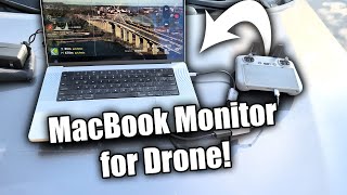 How to use a MacBook Pro as a Monitor for DJI Drones [upl. by Ayotac]