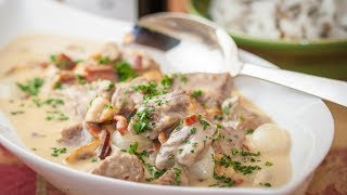 How to Make Veal Blanquette  Veal Blanquette Stew Recipe [upl. by Celestia]