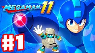 Mega Man 11  Gameplay Walkthrough Part 1  Intro and Block Man Stage PC [upl. by Janene]