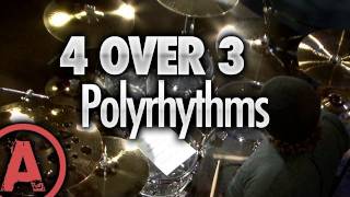 4 Over 3 Polyrhythm  Advanced Drum Lessons [upl. by Attiuqaj365]