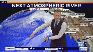 Atmospheric river takes aim at Oregon Washington Wednesday [upl. by Vitale]