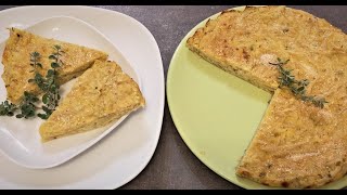 Frittata di cipolle al forno buonissima e croccante un piatto veloce da preparare [upl. by Oirretno553]