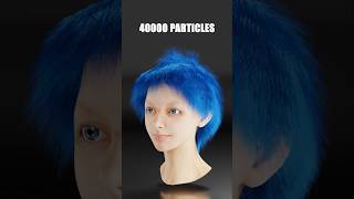 Blender Hair  Lets keep going Up blender 3D hairsimulation animation [upl. by Ahsal431]