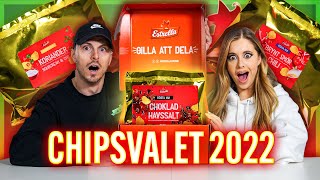 VI TESTAR CHOKLAD OCH HAVSSALT CHIPS CHIPSVALET 2022 [upl. by Ignacio199]