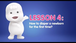 Mamys Diaper Guide  How to diaper a newborn for the first time  MamyPoko Pants [upl. by Yornek]