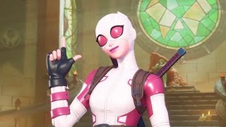 Fortnite Gwenpool Gameplay [upl. by Yzdnil]