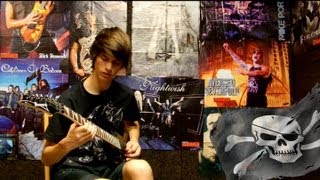 Piratas del Caribe con Guitarra  Hes a Pirate Guitar Metal Cover  500 Subs [upl. by Melville]