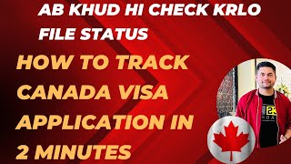 Good News How to track Canada Visa Application Via Tracker Check on your own irccupdates ircc [upl. by Rumit549]