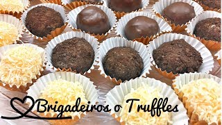 Como hacer Brigadeiros o Truffles [upl. by Cida272]