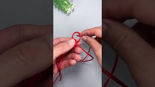 Rope braiding tutorial snake knot braiding method fancy knotting simple and easy to learn [upl. by Ferwerda]