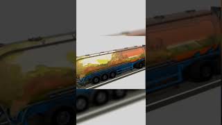 3 axle aluminium fuel tanker trailer [upl. by Idnim]