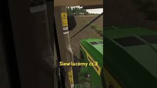 Siew lucerny cz3 farming farmingsimulator22 agriculture shorts [upl. by Chastain]