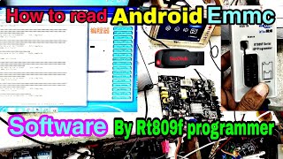 how to read emmc software android boardTPMS338PB801 with RT809F programmerSecureCRT [upl. by Salene405]