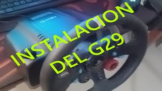 Como instalar el volante Logitech G29 [upl. by Pillihp112]