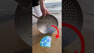 diamond find in the beach shortsvideo CrazyXYZ MRINDIANHACKER [upl. by Evadne847]