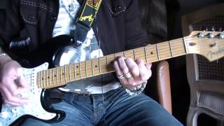 Admiral Freebee Oh Darkness cover on Fender strat guitar with Boss Gt 6 rig [upl. by Leviralc393]