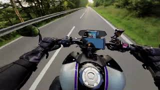 Yamaha MT09 SP 22 Ride  RAW Sound I 4K [upl. by Wie89]