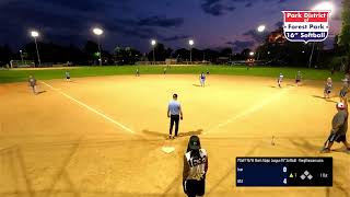 Iron vs BTA  6122024  Park District of Forest Park Mens Major League 16quot Softball [upl. by Anorahs785]