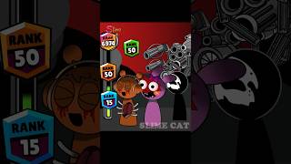 Wait for end  Black bullies Pinki x Oren and the ending 😱meme sprunki animation [upl. by Lleinnad]