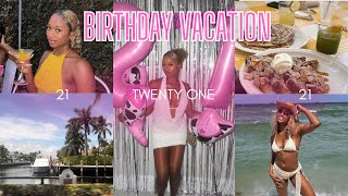 Birthday Vacation Vlog  COLLEGE SUMMER BREAK  21st BIRTHDAY  FAMILY VACATION [upl. by Wescott]