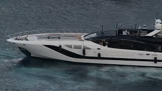 Motor Yacht NO RUSH 2023 Mangusta 165 REV [upl. by Lytsirk]