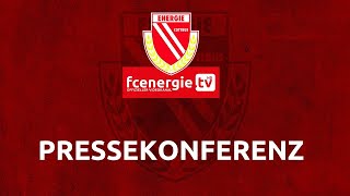 Pressekonferenz vor der Drittligapartie Hannover 96 II vs FC Energie Cottbus [upl. by Kcireddor]