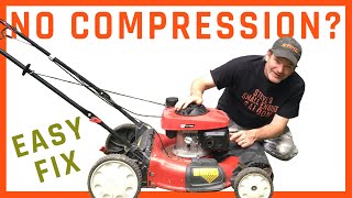 How To Fix A Lawn Mower With No Compression [upl. by Levenson537]