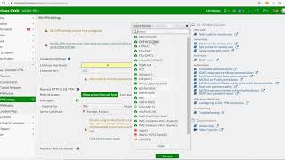 Fortinet Fortigate Configure SSL VPN Access to the Network [upl. by Nevaj]