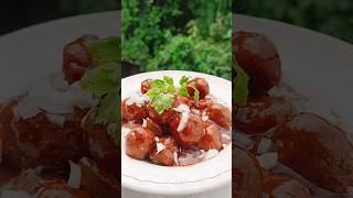 Soya Manchurian Recipe  Veg Street style Manchurian shorts [upl. by Olbap]