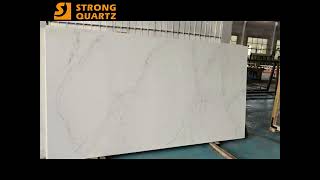 SQ9040 Quartz Stone Slab [upl. by Anileuqcaj]