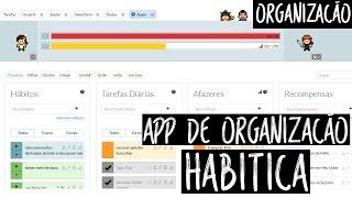 Dica de Organização Aplicativo Habitica [upl. by Ykroc]