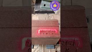 Ultra Tech Logo Leser Engraving  Laser Technology [upl. by Arrek]