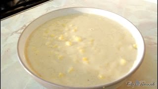 Jamaican Hominy Corn Porridge Recipe  Recipes By Chef Ricardo [upl. by Linnette14]