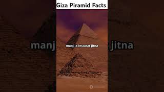 Giza Piramid 🫣 shorts shortsvideo facts factsinhindi hindifacts [upl. by Marih]