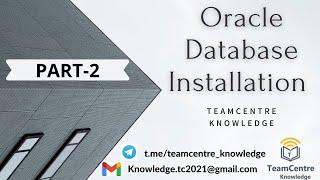 2 How to install Oracle Database 12C PART2  Teamcenter 12 Installation [upl. by Elleira533]