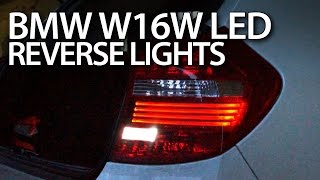 Reverse lights LED W16W in BMW E87 [upl. by Ailimaj]