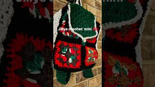 Jilly crochet mini backpack christmas merrychristmas alliwantforchristmasisyou arianagrande [upl. by Corena]