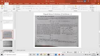 Equal area criterion by using MATLAB software [upl. by Marfe]