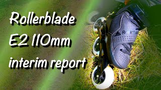 Rollerblade E2 black 110mm  Review 2 after 100km [upl. by Stargell]